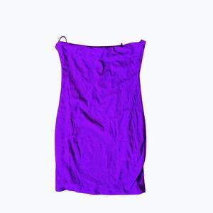 Garage‎ Purple Mini Dress Sleeveless Bodycon Party Clubwear Women's Size L